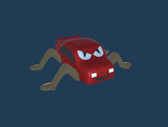 Car centipede enemy
